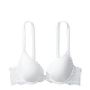 38G VICTORIA SECRET Dream Angels Perfect Coverage Full Bra Smooth White